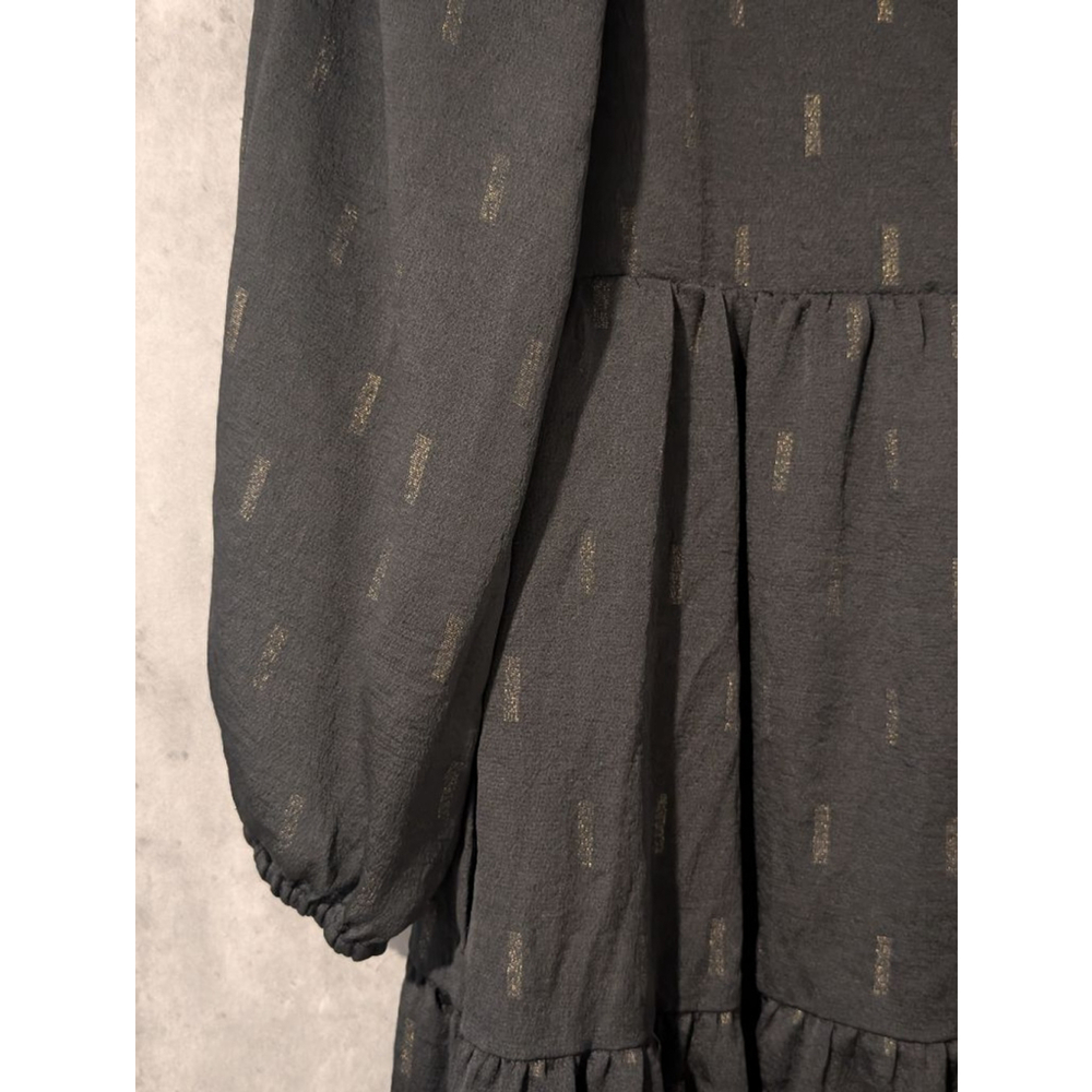 Women's Madewell Dress Size XS Black Gold - Picture 5 of 6